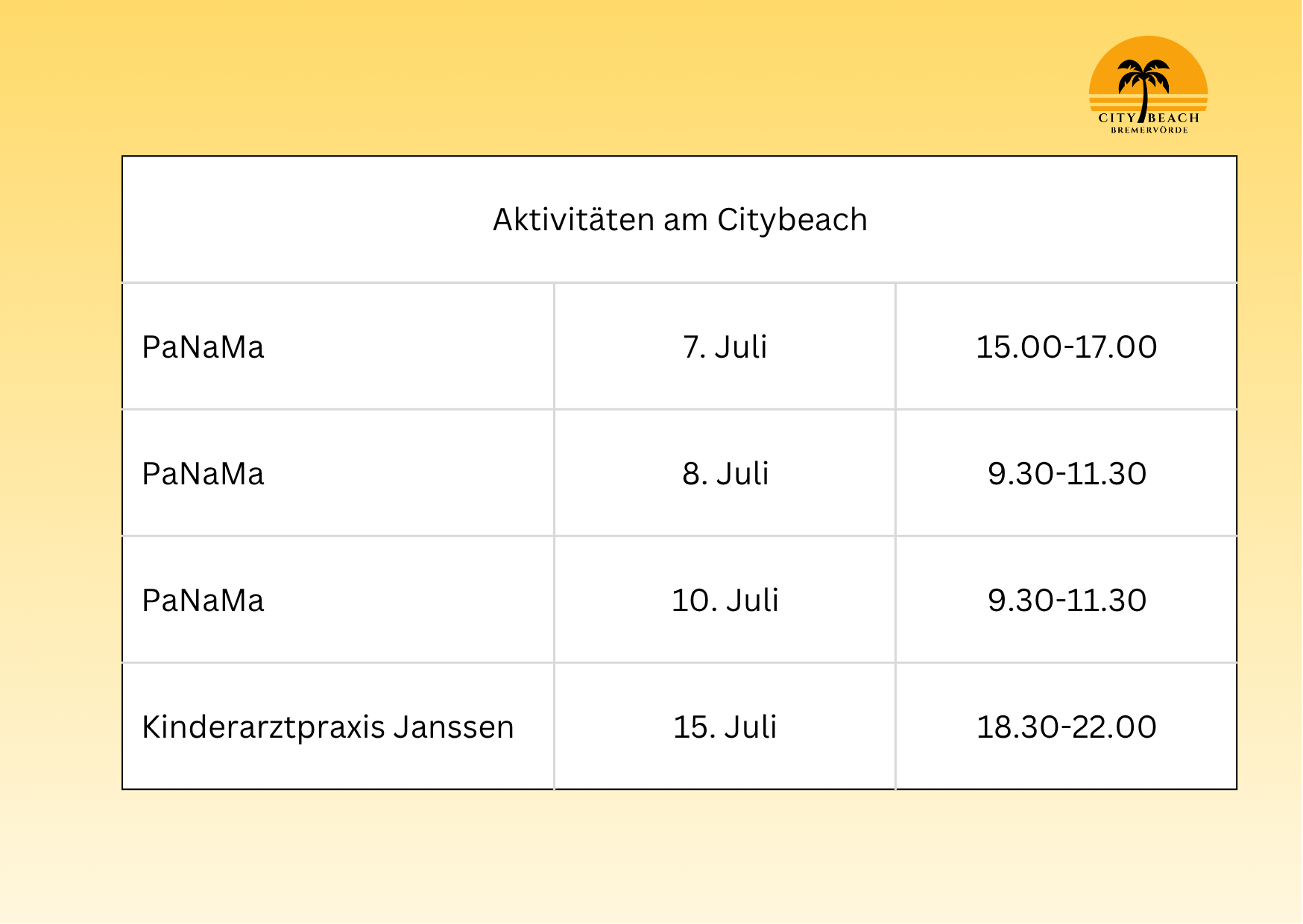 Plakat Citybeach 148 105 Mm